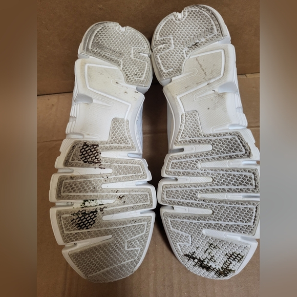 Skechers Sports Flex Sole Stride White/Silver Sneaker Women Size 7.5 - Picture 8 of 9